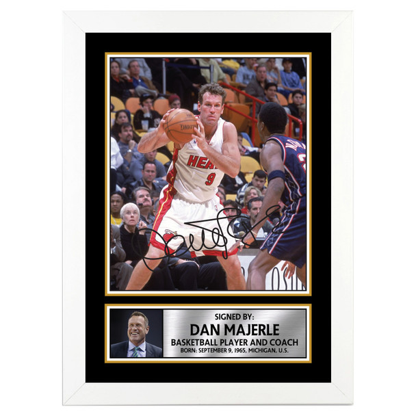 Dan Majerle - Basketball Player - Autographed Poster Print Photo Signature GIFT