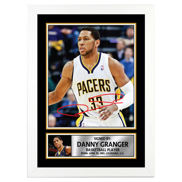 Danny Granger - Basketball Player - Autographed Poster Print Photo Signature GIFT
