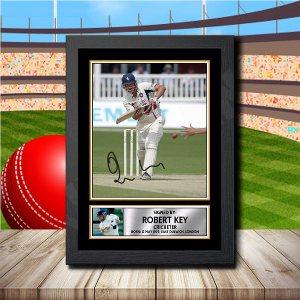 Rob Key Kent 2 - Signed Autographed Cricket Star Print