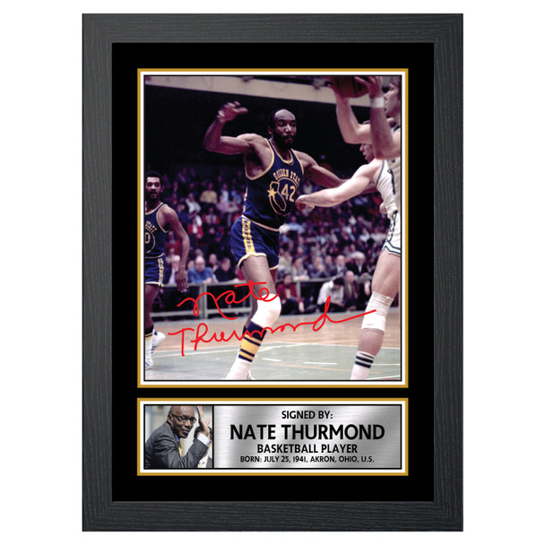 Nate Thurmond M050 - Basketball Player - Autographed Poster Print Photo Signature GIFT