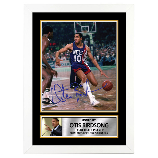 Otis Birdsong M057 - Basketball Player - Autographed Poster Print Photo Signature GIFT