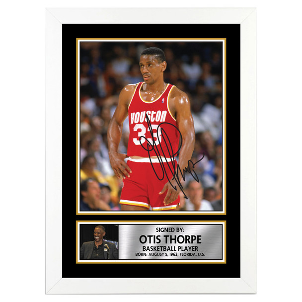 Otis Thorpe M059 - Basketball Player - Autographed Poster Print Photo Signature GIFT