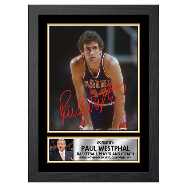 Paul Westphal M070 - Basketball Player - Autographed Poster Print Photo Signature GIFT