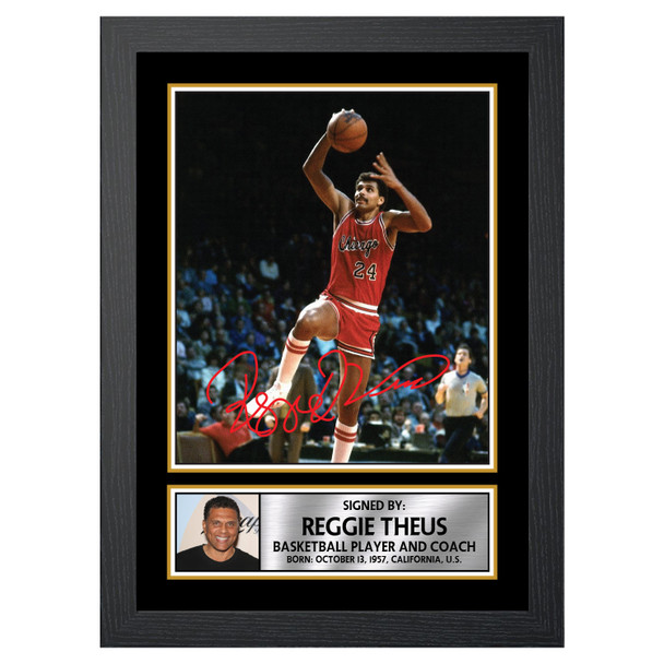 Reggie Theus M086 - Basketball Player - Autographed Poster Print Photo Signature GIFT