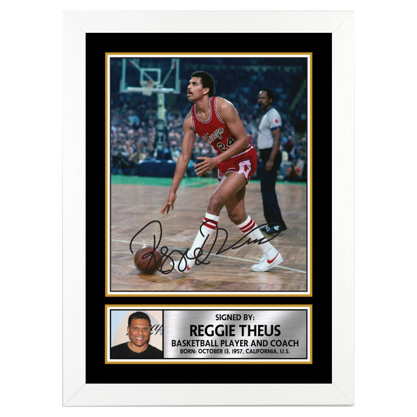 Reggie Theus M087 - Basketball Player - Autographed Poster Print Photo Signature GIFT