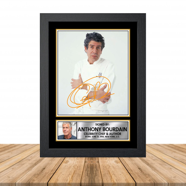 Anthony Bourdain M809 - Television - Autographed Poster Print Photo Signature GIFT