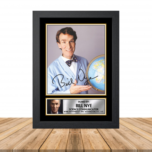 Bill Nye M811 - Television - Autographed Poster Print Photo Signature GIFT