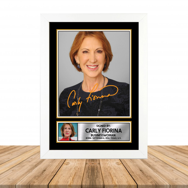 Carly Fiorina M816 - Television - Autographed Poster Print Photo Signature GIFT