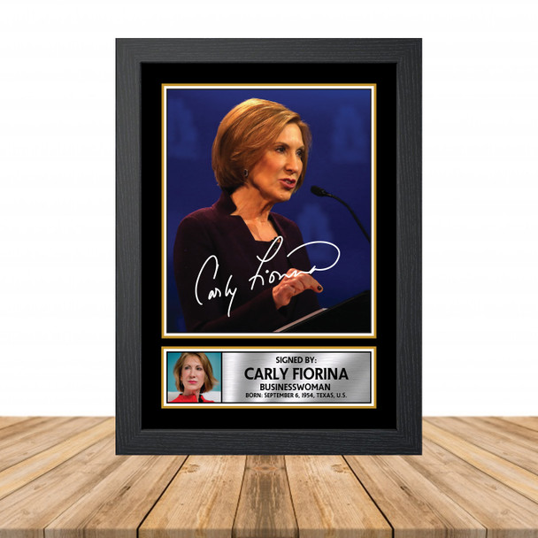 Carly Fiorina M817 - Television - Autographed Poster Print Photo Signature GIFT