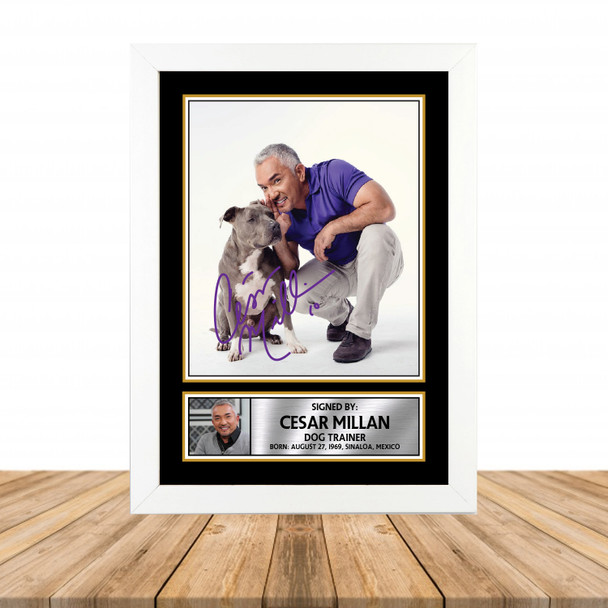 Cesar Millan M822 - Television - Autographed Poster Print Photo Signature GIFT