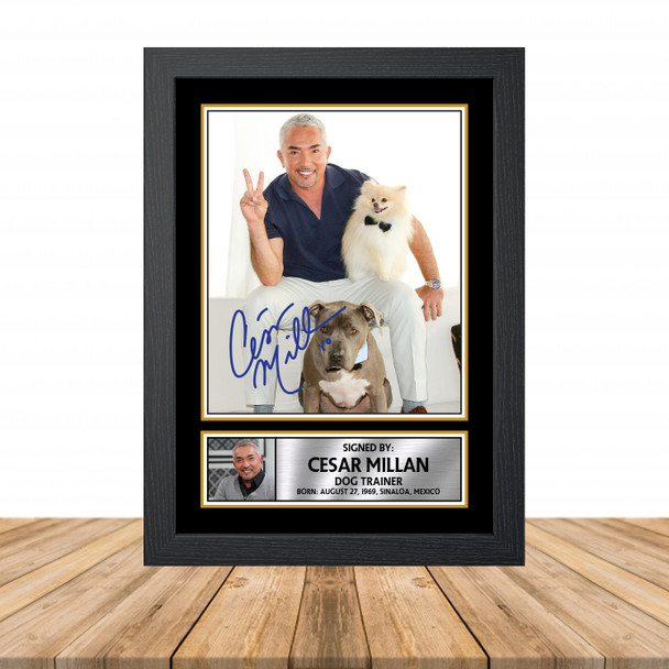 Cesar Millan M823 - Television - Autographed Poster Print Photo Signature GIFT