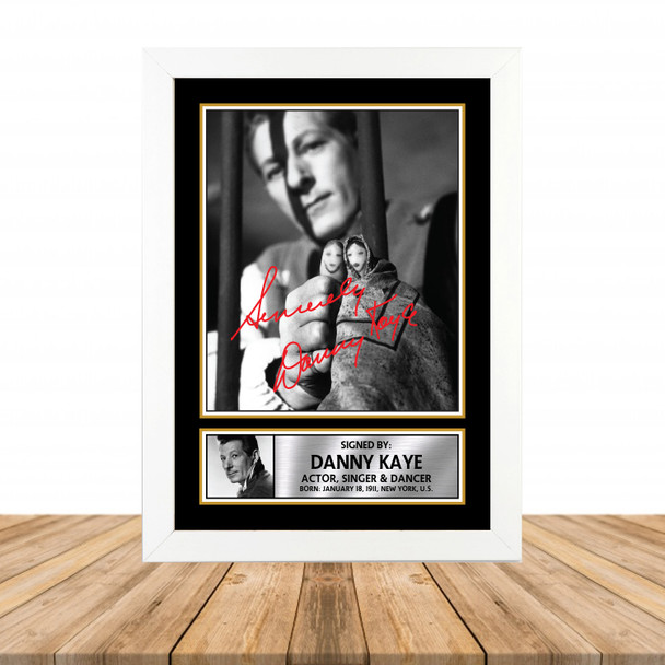Danny Kaye M832 - Television - Autographed Poster Print Photo Signature GIFT