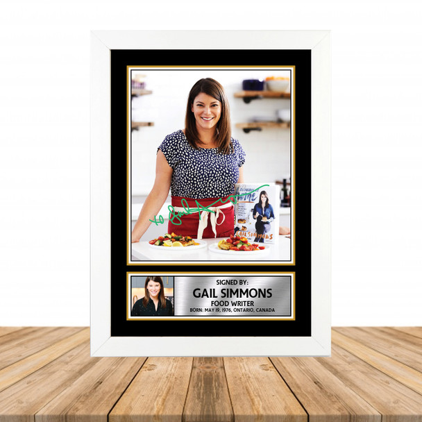 Gail Simmons M842 - Television - Autographed Poster Print Photo Signature GIFT