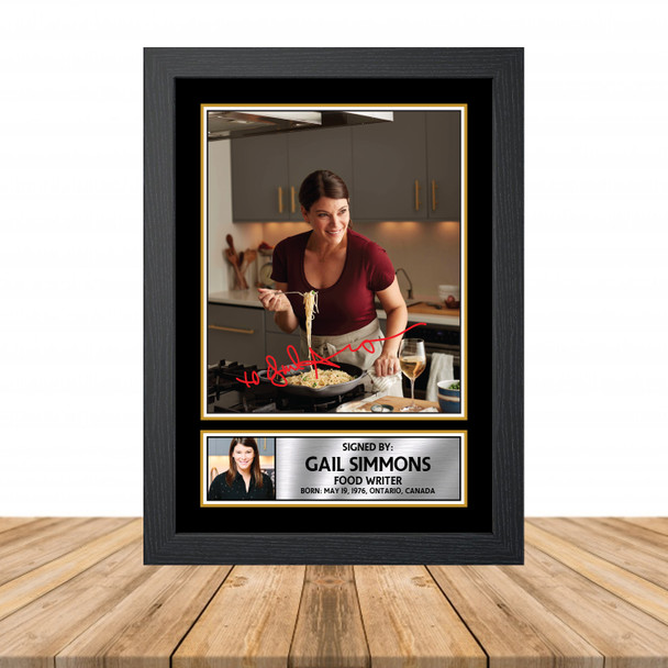Gail Simmons M843 - Television - Autographed Poster Print Photo Signature GIFT
