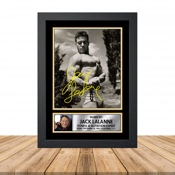 Jack LaLanne M855 - Television - Autographed Poster Print Photo Signature GIFT