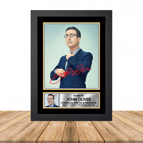 John Oliver M861 - Television - Autographed Poster Print Photo Signature GIFT