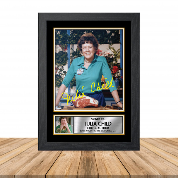 Julia Child M865 - Television - Autographed Poster Print Photo Signature GIFT