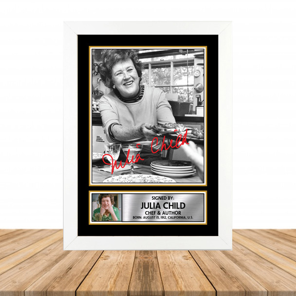 Julia Child M866 - Television - Autographed Poster Print Photo Signature GIFT