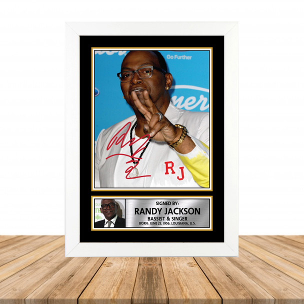 Randy Jackson M904 - Television - Autographed Poster Print Photo Signature GIFT