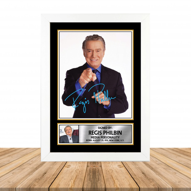 Regis Philbin M910 - Television - Autographed Poster Print Photo Signature GIFT