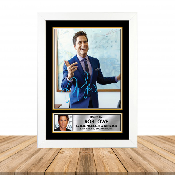 Rob Lowe M916 - Television - Autographed Poster Print Photo Signature GIFT