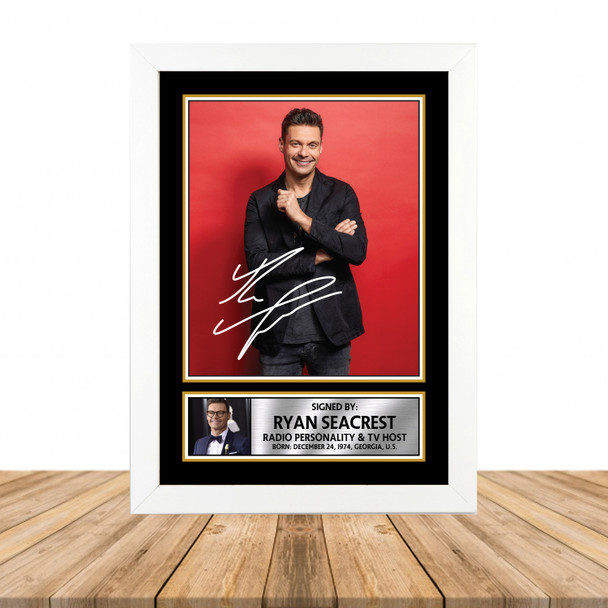 Ryan Seacrest M926 - Television - Autographed Poster Print Photo Signature GIFT