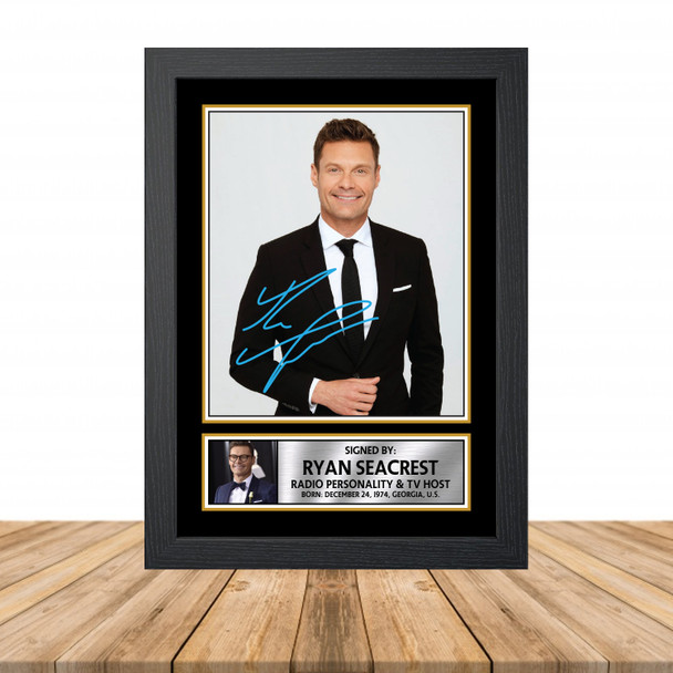 Ryan Seacrest M927 - Television - Autographed Poster Print Photo Signature GIFT