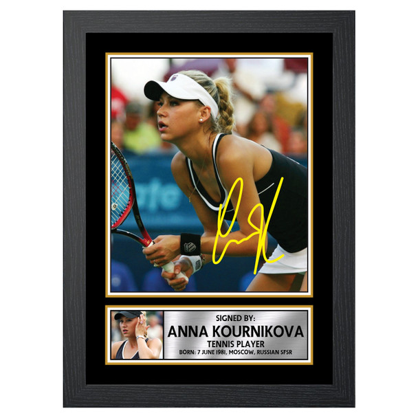 Anna Kournikova M540 - Tennis Player - Autographed Poster Print Photo Signature GIFT