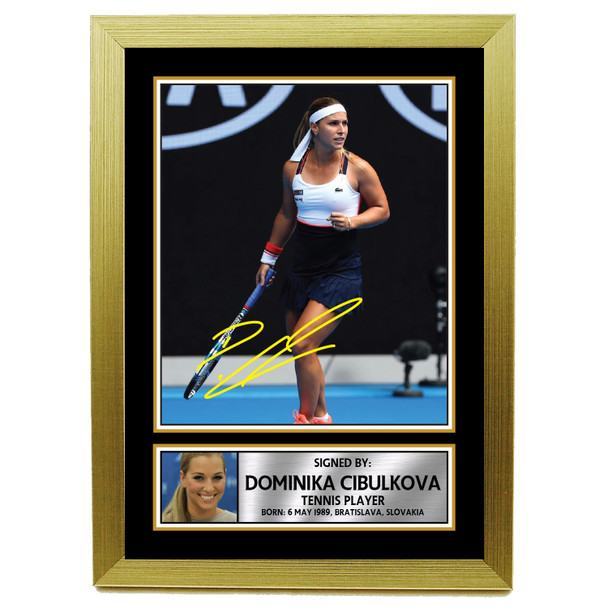 Dominika Cibulkov  M558 - Tennis Player - Autographed Poster Print Photo Signature GIFT