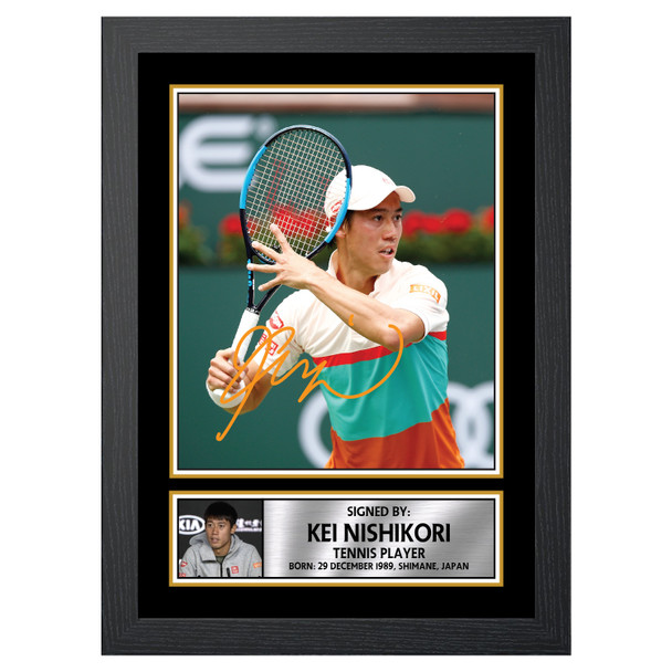 Kei Nishikori M588 - Tennis Player - Autographed Poster Print Photo Signature GIFT