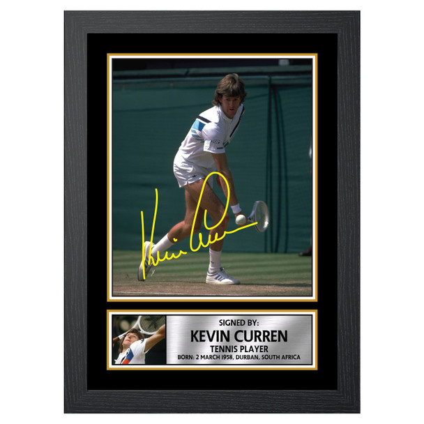 Kevin Curren M591 - Tennis Player - Autographed Poster Print Photo Signature GIFT