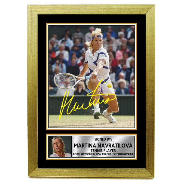 Martina Hingis M606 - Tennis Player - Autographed Poster Print Photo Signature GIFT