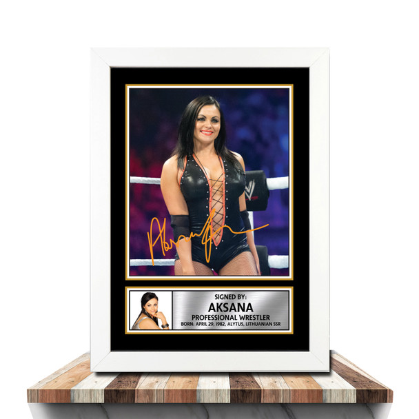 Aksana M944 - Wrestling - Autographed Poster Print Photo Signature GIFT