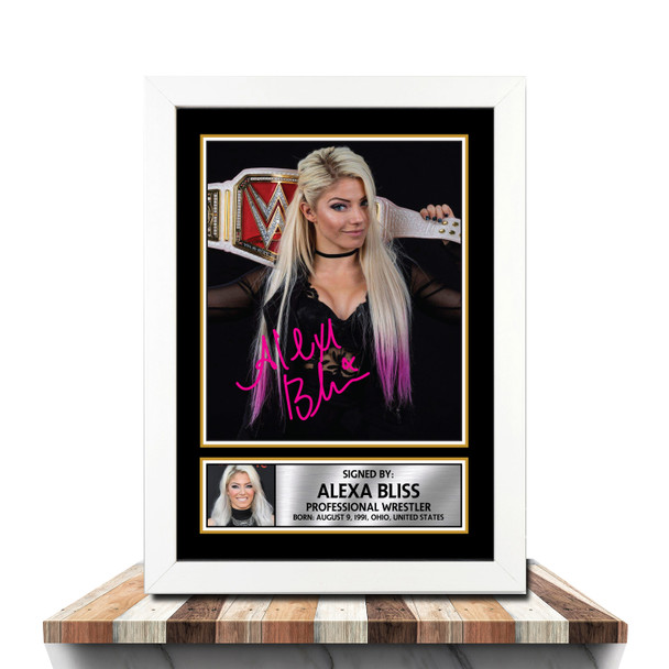 Alexa Bliss M948 - Wrestling - Autographed Poster Print Photo Signature GIFT