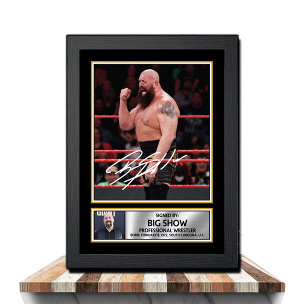 Big Show M958 - Wrestling - Autographed Poster Print Photo Signature GIFT