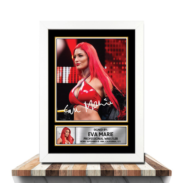 Eva Marie M1000 - Wrestling - Autographed Poster Print Photo Signature GIFT