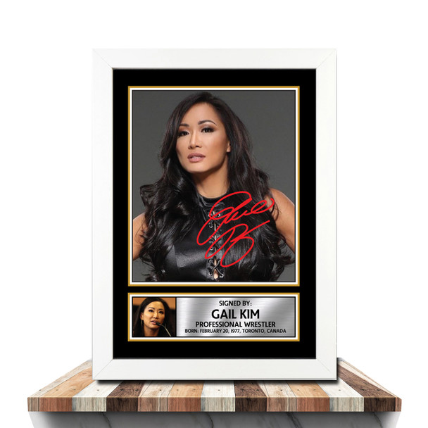 Gail Kim M1005 - Wrestling - Autographed Poster Print Photo Signature GIFT