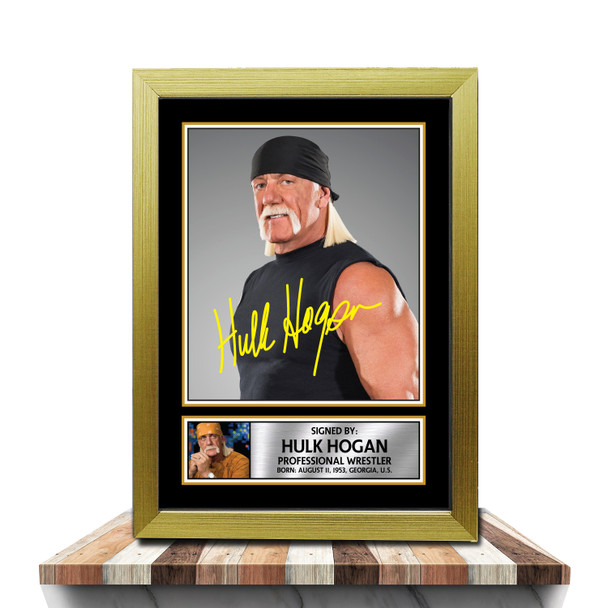 Hulk Hogan M1009 - Wrestling - Autographed Poster Print Photo Signature GIFT