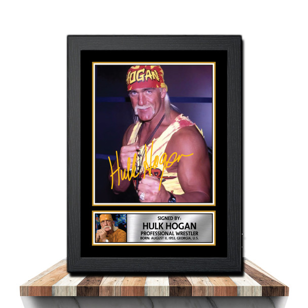 Hulk Hogan M1010 - Wrestling - Autographed Poster Print Photo Signature GIFT