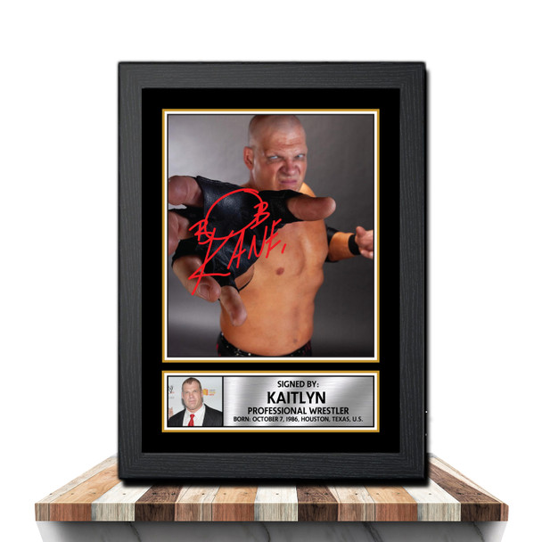 Kane M1024 - Wrestling - Autographed Poster Print Photo Signature GIFT