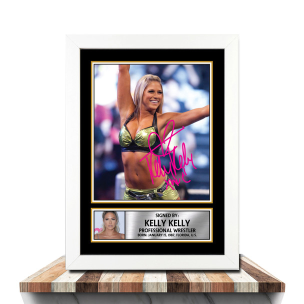 Kelly Kelly M1025 - Wrestling - Autographed Poster Print Photo Signature GIFT