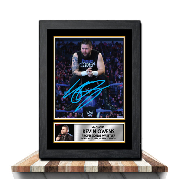Kevin Owens M1028 - Wrestling - Autographed Poster Print Photo Signature GIFT