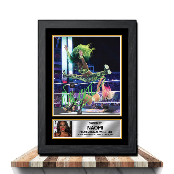 Naomi M1048 - Wrestling - Autographed Poster Print Photo Signature GIFT
