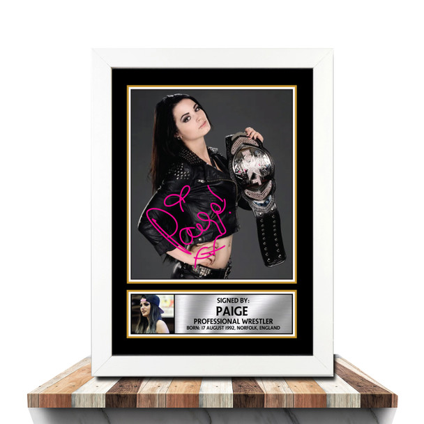 Paige M1051 - Wrestling - Autographed Poster Print Photo Signature GIFT