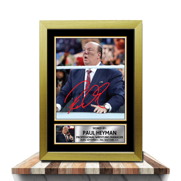 Paul Heyman M1054 - Wrestling - Autographed Poster Print Photo Signature GIFT