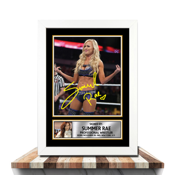Summer Rae M1089 - Wrestling - Autographed Poster Print Photo Signature GIFT
