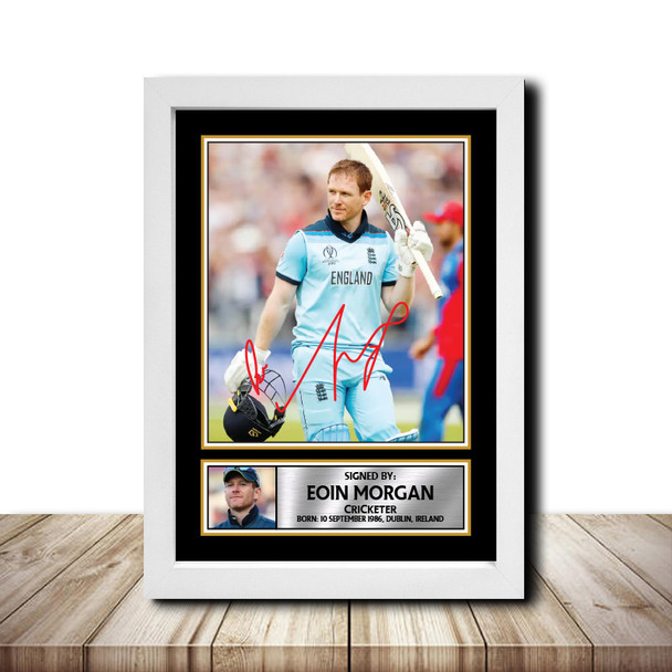 Eoin Morgan M1559 - Cricketer - Autographed Poster Print Photo Signature GIFT