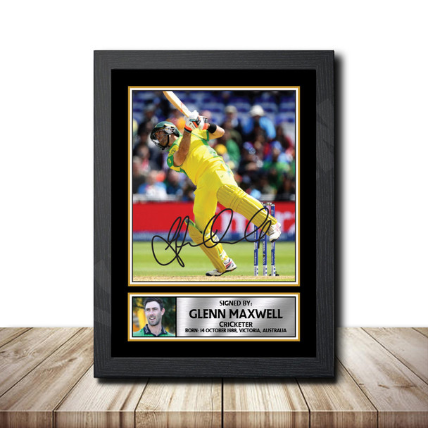 Glenn Maxwell M1582 - Cricketer - Autographed Poster Print Photo Signature GIFT