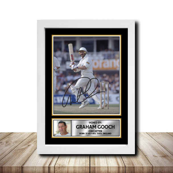 Graham Gooch M1585 - Cricketer - Autographed Poster Print Photo Signature GIFT