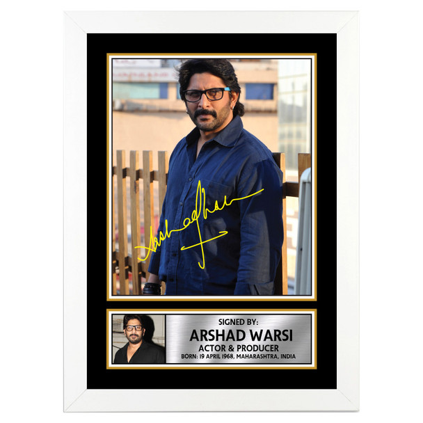 Arshad Warsi M302 - Bollywood - Autographed Poster Print Photo Signature GIFT